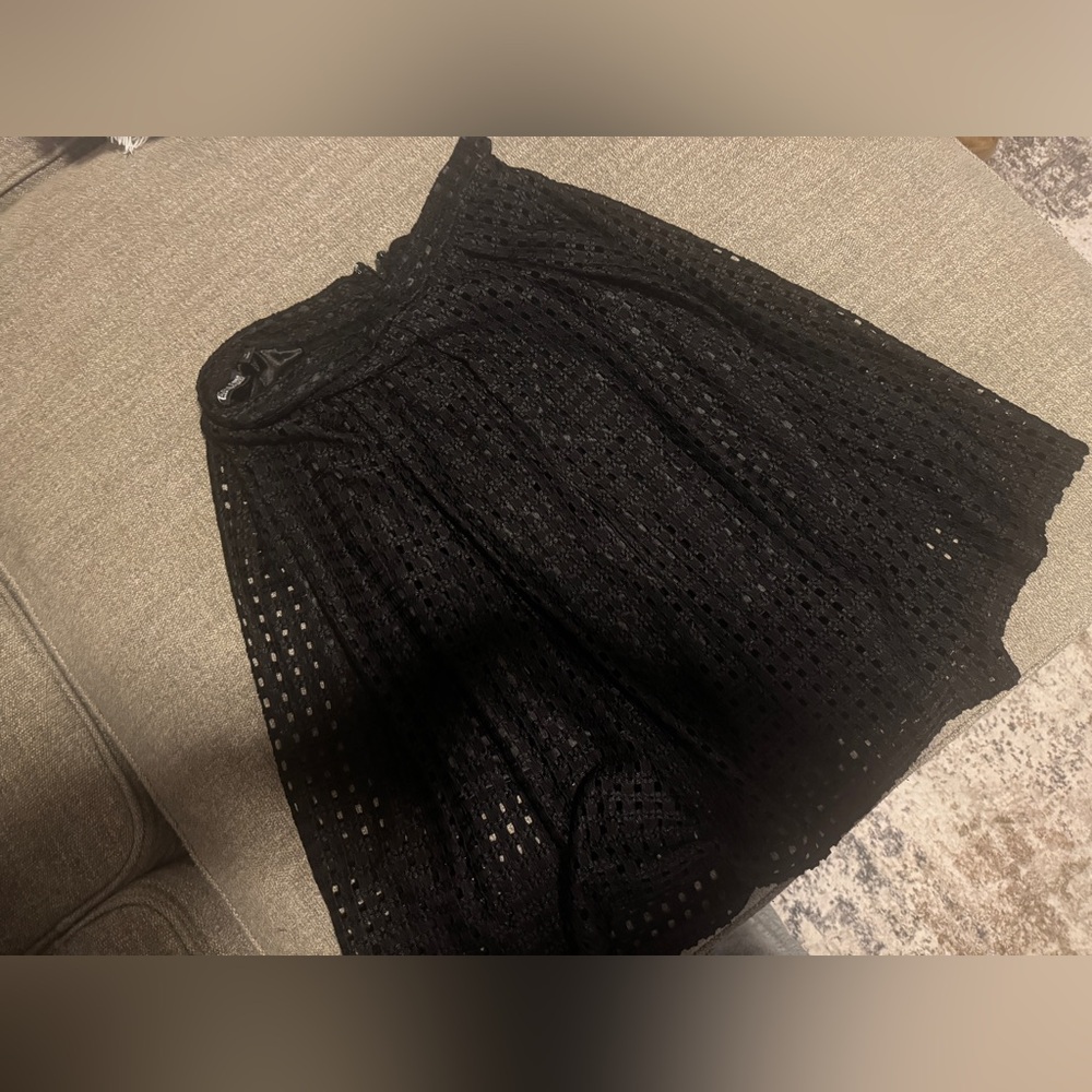 New York & Company Black Midi Skirt